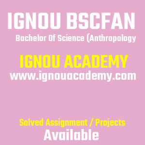 IGNOU BSCFAN SOLVED ASSIGNMENT 2025 2026